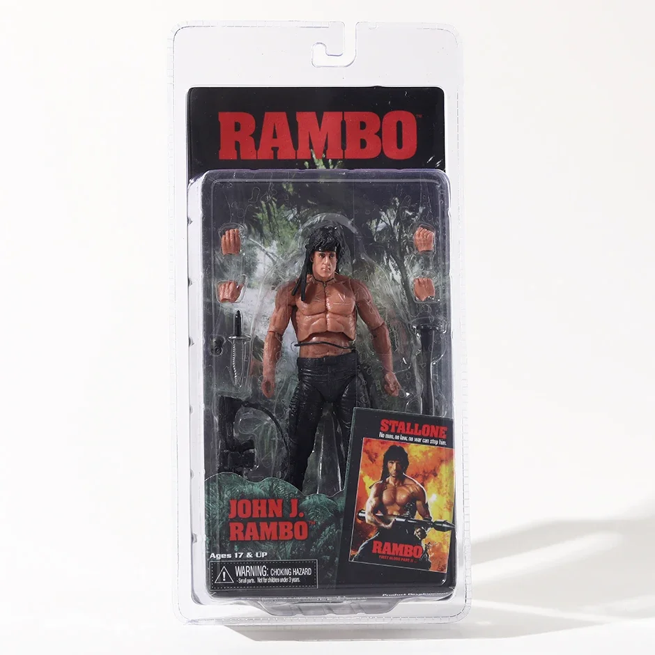 Neca Rambo ジョン・ランボー セット ネカ Mamegyorai JOHN RAMBO Figures (3 Models) NECA Movie Cinema Sylvester Stallone