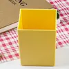 Simple Candy Colour Student Multifunctional Stationery Pen Holder Ins Square High Value Large Capacity 5