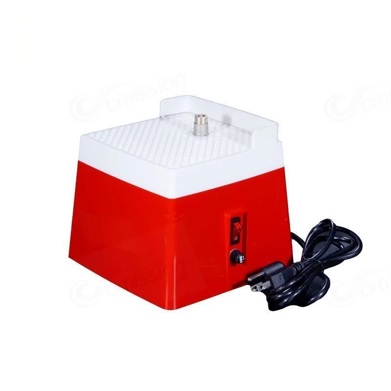 Portable Stained Glass Grinder, 110V Diamond Glass Red Grinding Machine, 4200r/min Mini Automatic Water Stained Glass Grinder, DIY Desktop Grinding Ma