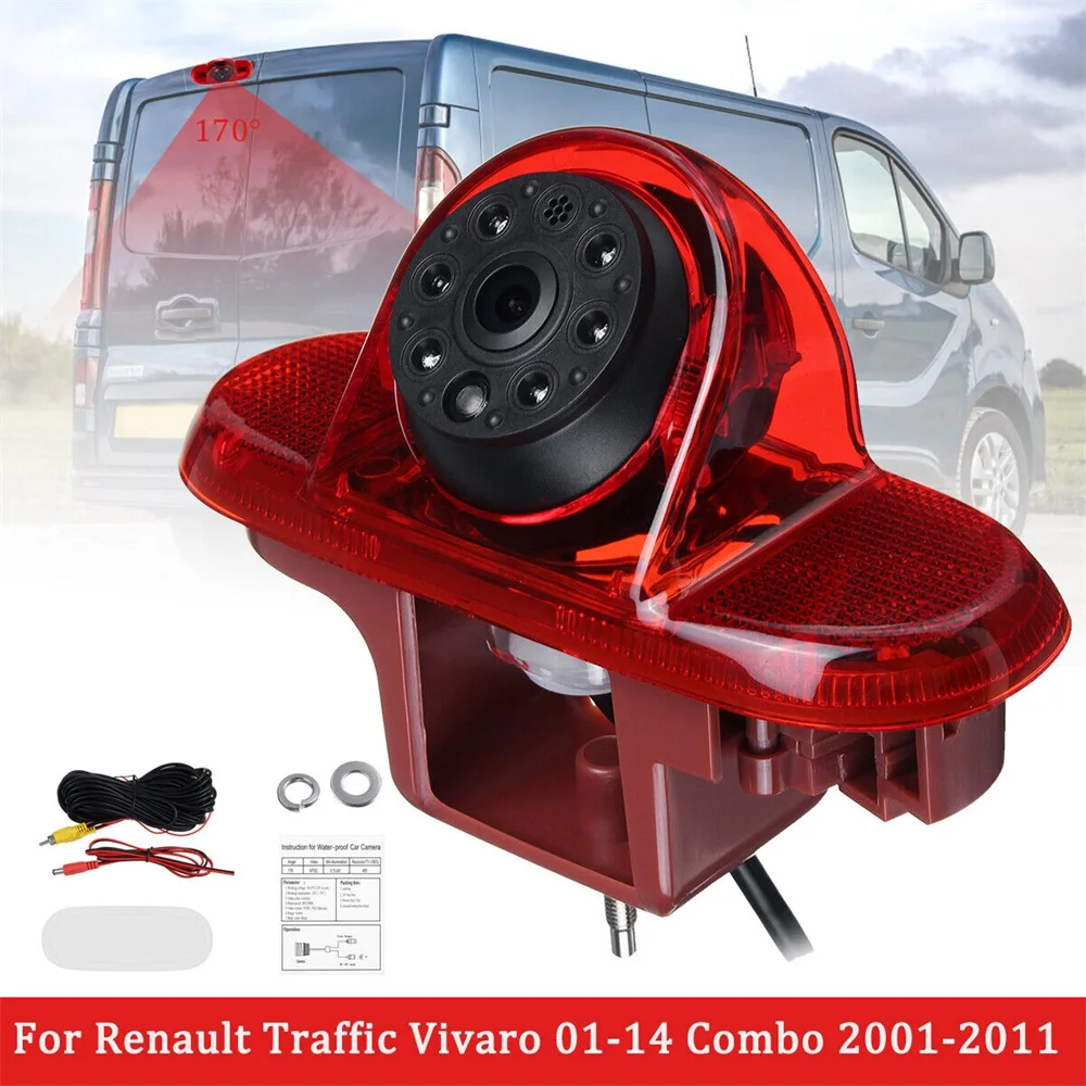 Telecamera Retromarcia per Auto,4Pin 18LED Visione Notturna Telecamera