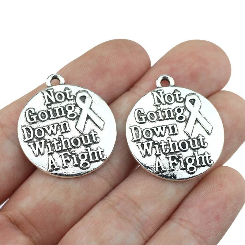 High Quality 10 Pieces/Lot Diameter 25mm Letter Embossed Not Going Down