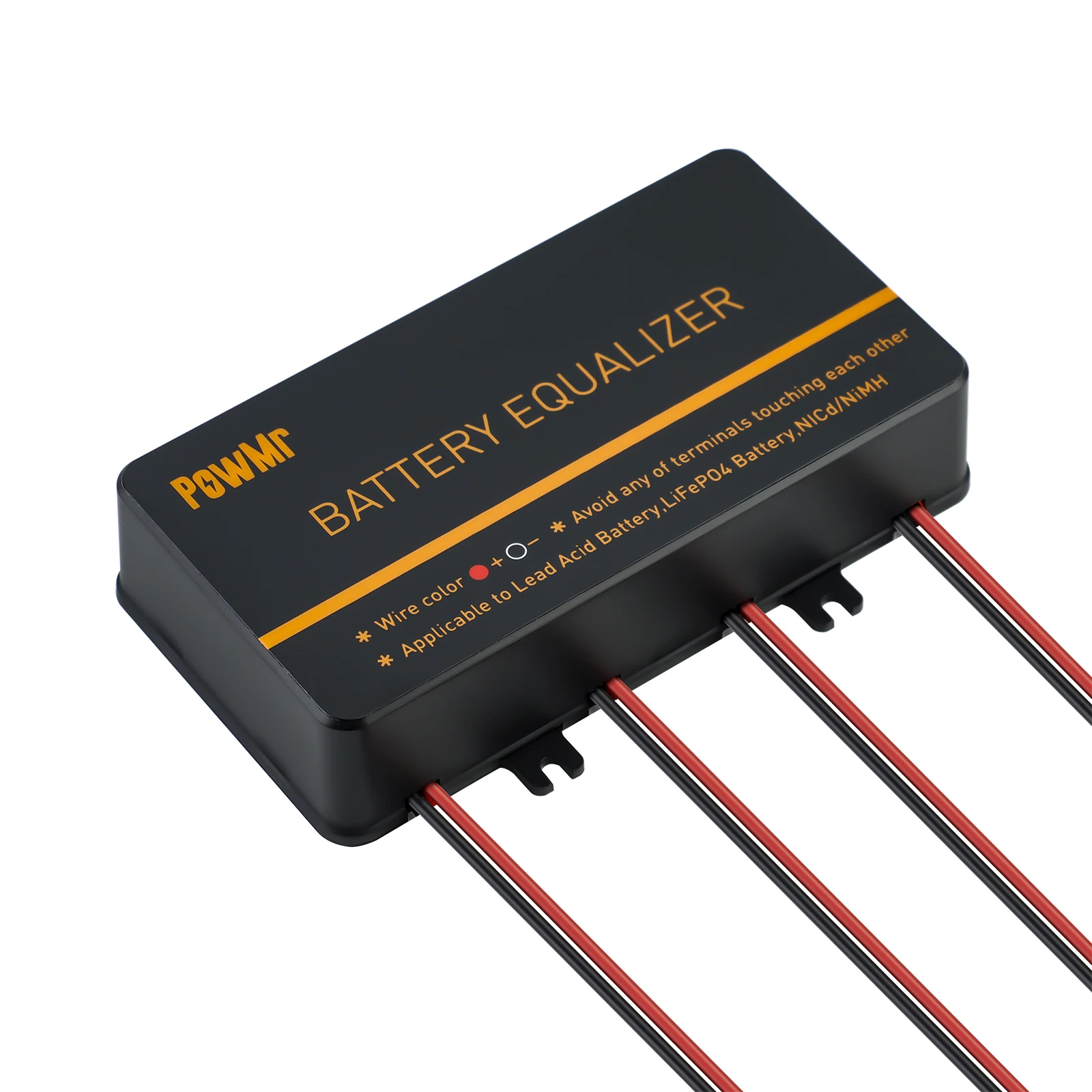 Battery Equalizer Charger PowMr Battery Equalizer Voltage Balancer 24V 2&times;12V and 48V 4&times;12V or 8&times;12V or more Bank Extend Battery Life 1 Year and More