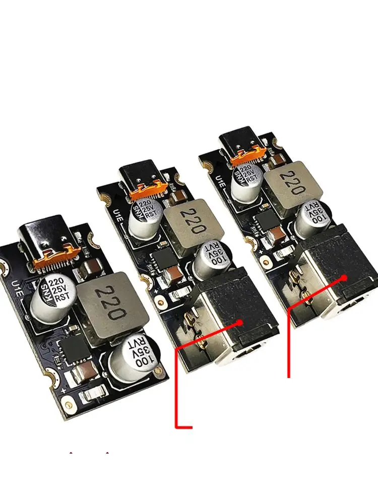 고속 충전 C타입 USB 고속 충전 어댑터, 5525 5521 변환 전원, PD3.0 PPS QC3.0 SC, 3A PD 65W, DC 5V, 9V, 12V, 15V, 20V