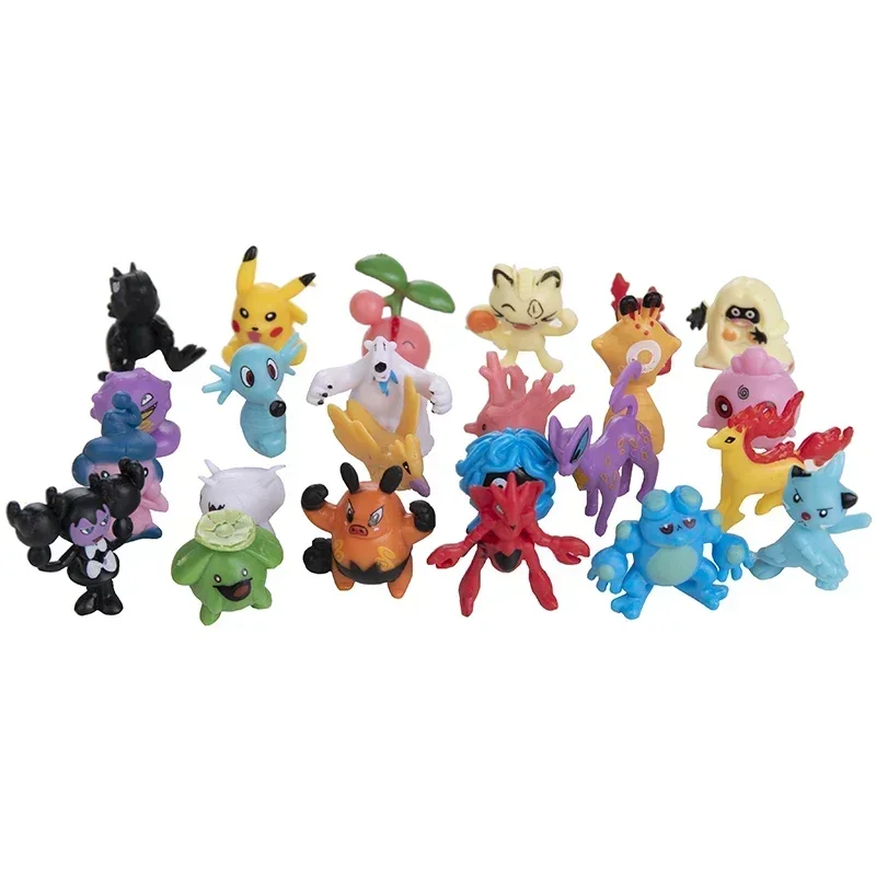 24-144pcs Pokemon Action Figure Pikachu Anime Model 2-3CM Ornamental Decoration Mini Model Doll Toy Kids Christmas Gifts - Image 6