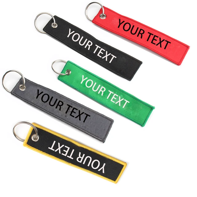 Business Key Chain, Custom Branded Keyring, Double Sided Custom