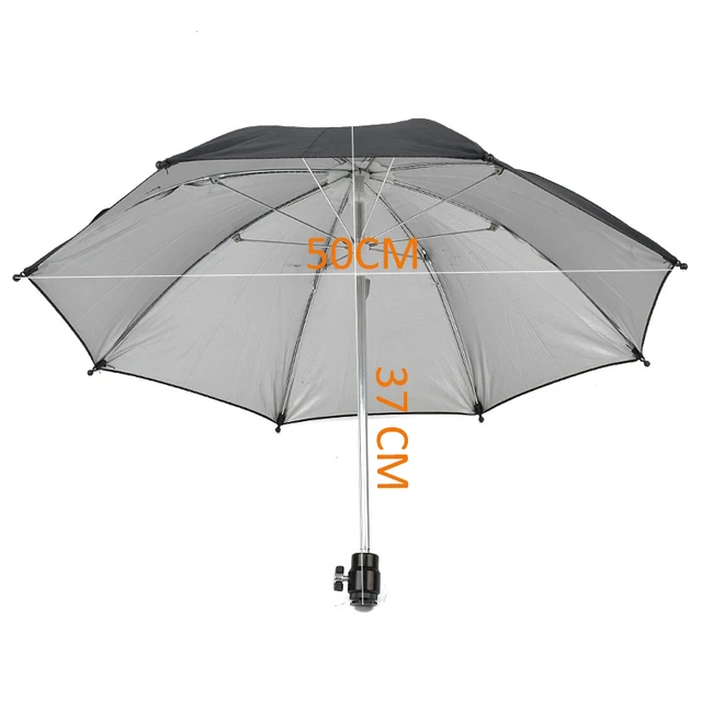 Camera umbrella Waterproof DSLR camera umbrella sunshade hot shoe ball head rainy outdoor photography for Canon Nikon Sony Olympus accessories