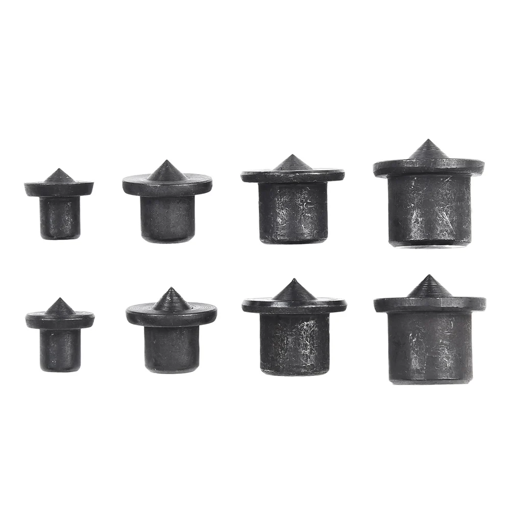 16pcs Dowel Centre Point Set 6mm 8mm 10mm 12mm Dowel Tenon Center Transfer Plugs Wood Drill Drill Centre Points Pin Tools