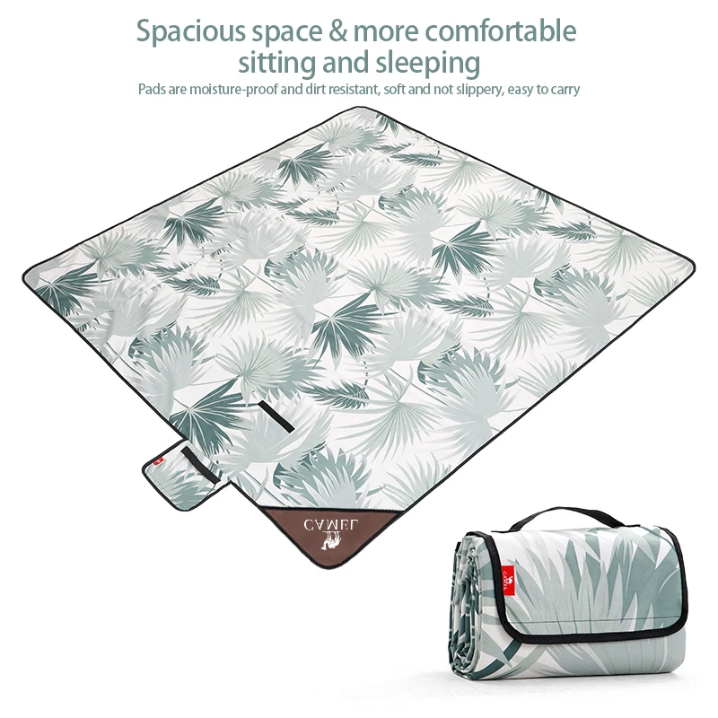 

GOLDEN CAMEL Outdoor Panda Picnic Camping Mat Moisture-proof Mat Portable Waterproof Thickened Camping Tent Floor Beach Mat