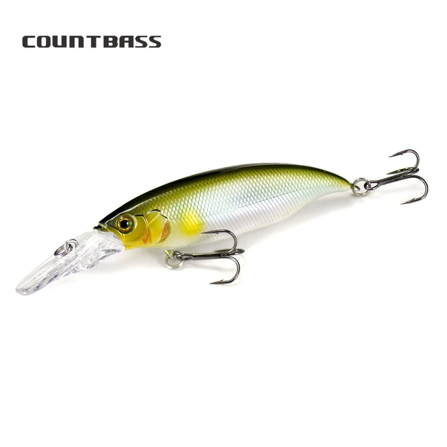 80mm 11.9g Countbass Floating LBO Crankbait Fishing Lures Diving