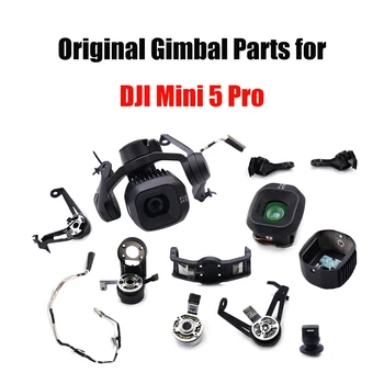 Parti di riparazione originali del giunto cardanico per fotocamera con giunto cardanico DJI Mini 5 Pro/cavo segnale/motore del rotolo di ingegui/gomma smorzante/vetro dell'obiettivo/