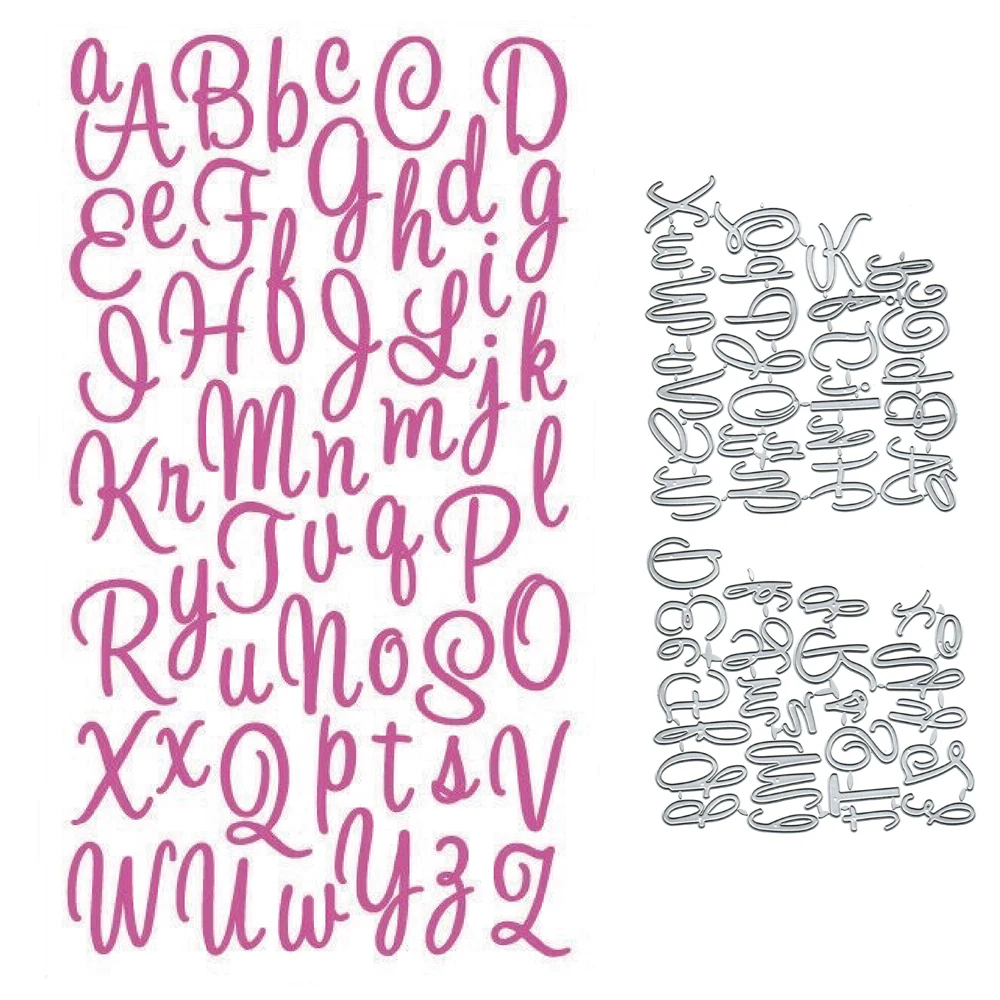 Letter Templates Dies | Cutting Dies Letters | Scrapbooking Letters ...