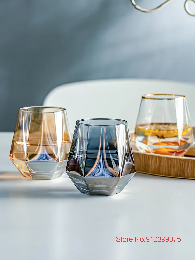 Buy Double Wall Hexagon Shape Whiskey Glass, 1CHASE