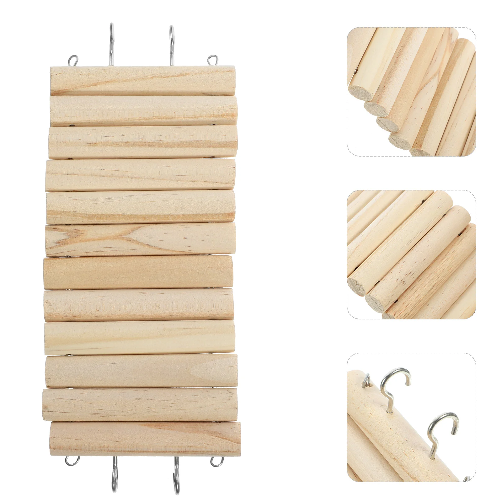 Ladder Fence Hamster Cage Ornament Pet Guinea Pig Hideout Toy Plaything Baby Playpen Small Wooden Accessories Playground 5