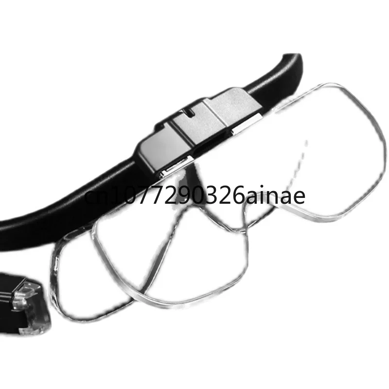 

Hd 4 Times Head Glasses Magnifying Glass with Light Electronic Repair Wedding Eyelashes High Power 30 Elderly Reading