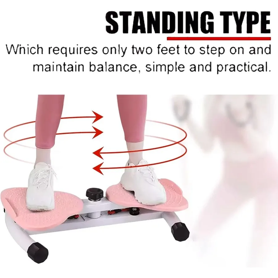 Waist Twisting Machine Waist Sculptor Machine Twiister with Drawstring and Massage Foot Sole Home Slimming Fitness Equipment for