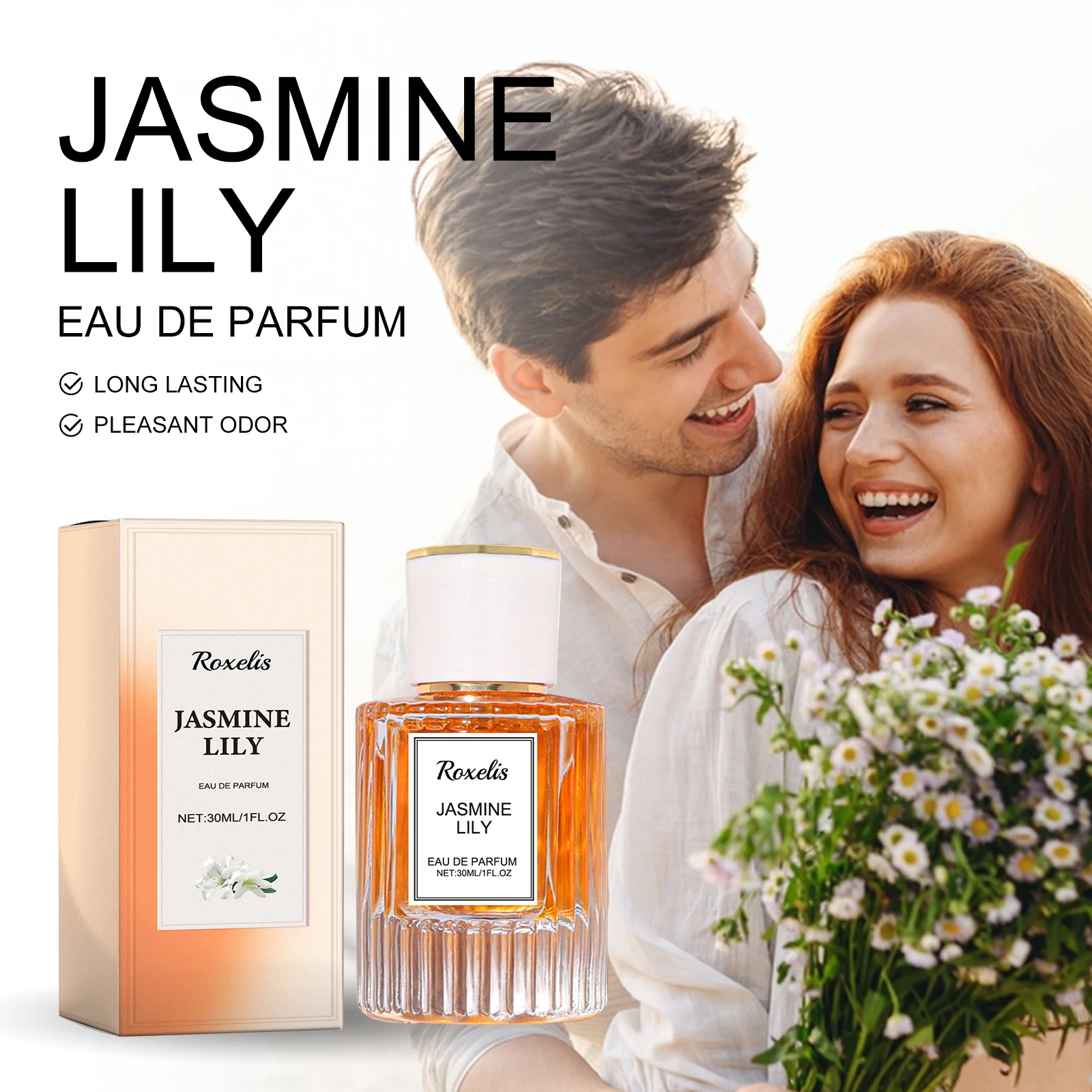 Roxelis Lily Women's Pheromone Perfume Wrist, Ear, Neck, Natural And Lasting Fragrance, Exquisite And Elegant, Feminine Charm_voghion.com