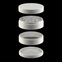 Premium Aluminum Nonstick White Grinder 4 Layers Spice Crusher 2