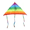 Rainbow Kite Flying Toys for Children Kites Handle Line Outdoor Sports Kites Professional Wind Kites with Kite String Kids Toy 1