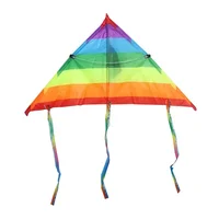 Rainbow Kite Flying Toys for Children Kites Handle Line Outdoor Sports Kites Professional Wind Kites with Kite String Kids Toy 1