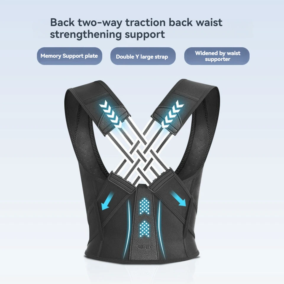 Posture Corrector AOLIKES Prevention Of Hunchback Correction With Back Posture Correction With Beautiful Back And Open Shoulder Shape Corrector