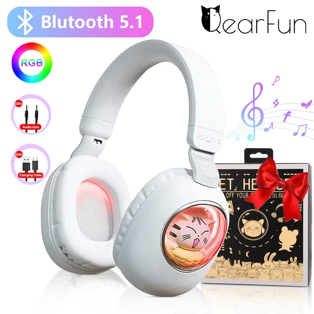 Casque Bluetooth sans fil Flash Light pour enfants, écouteurs mignons,  téléphone de sauna, écouteurs de jeu de musique, casque de musique de  sport, cadeaux - AliExpress