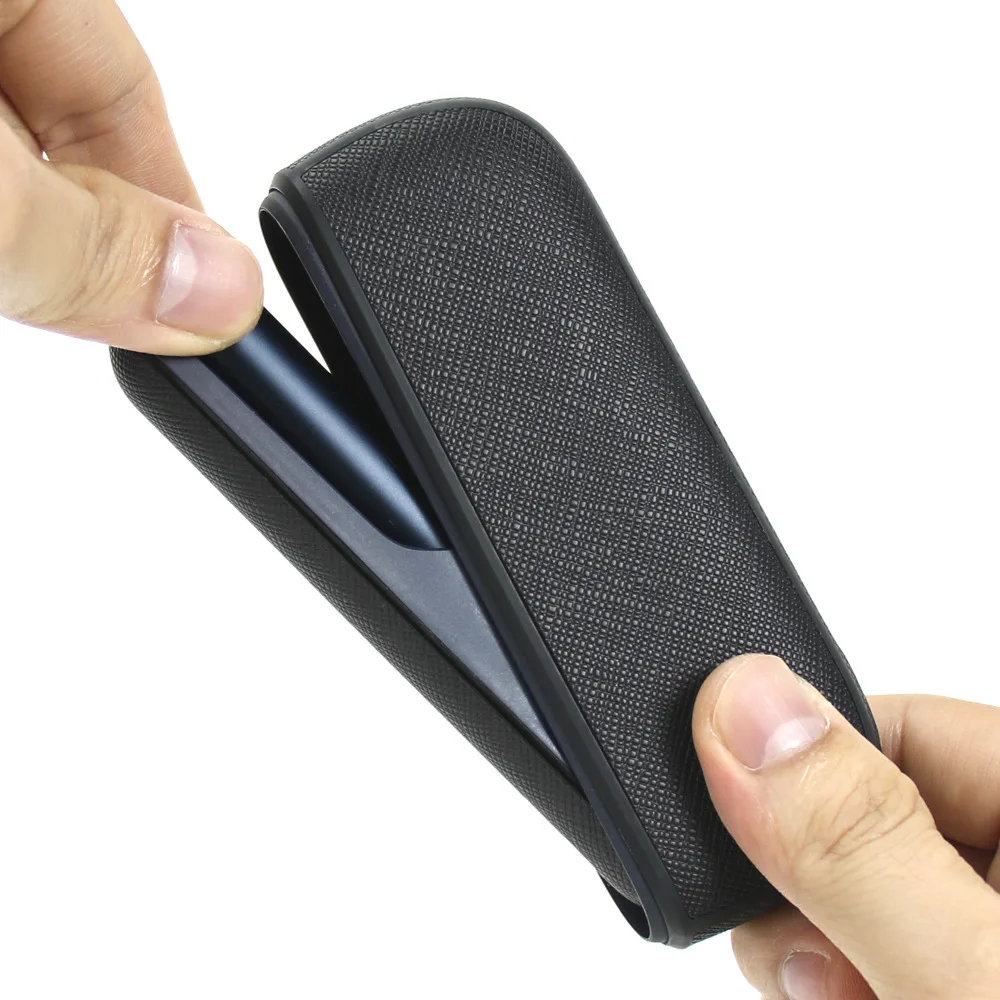 IQOS ILLUMA용 도어 커버 가죽 케이스 ICOS ILLUMA용 전자 담배 쉘 홀더 케이스 IQOS 액세서리용 파우치 가방 보호