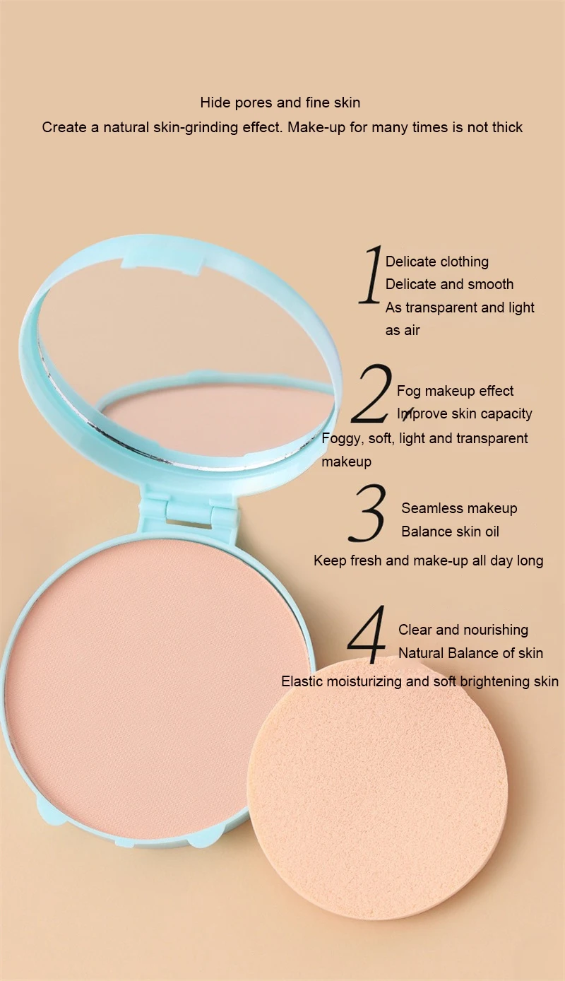 Translucent Loose Setting Powder 1/2/Dual-use Face Concealer Powder Oil ...