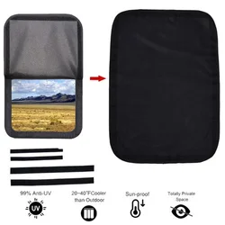Couverture de pare soleil de fenêtre de camping car, 2 pièces, imperméable à la poussière, couverture de pare soleil Opaque, rideau de fenêtre de camping car, couverture d'ombrage complet 