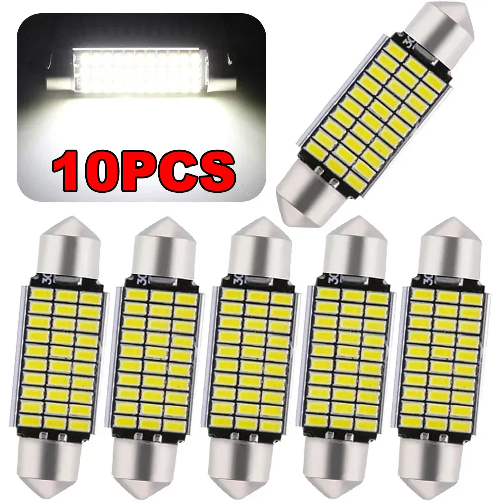 รูปสินค้า หลอดไฟ LED สว่างพิเศษ 10 ชิ้น สำหรับรถยนต์