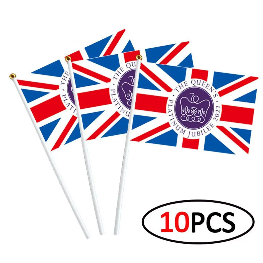 10 шт. флаги для Великобритании 21 х14 см |