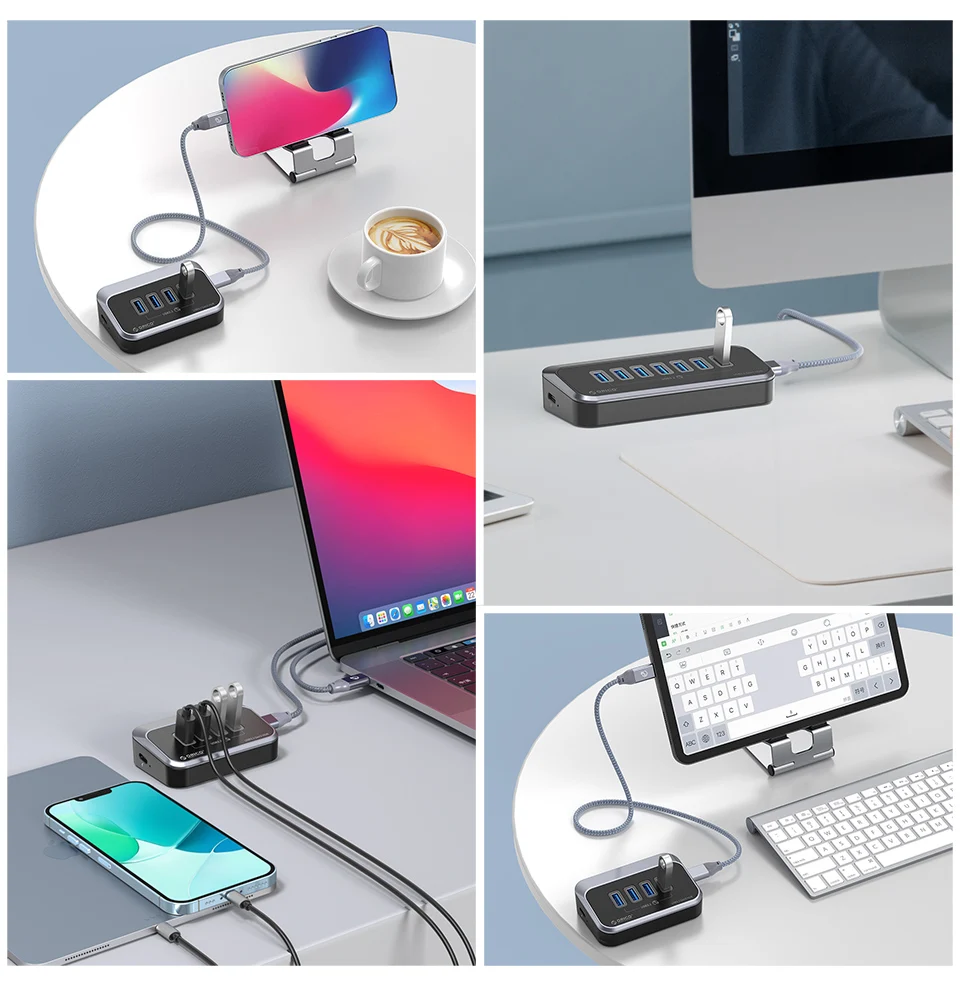 10Gbps, Dock Switch Splitter, Multi Port Socket,