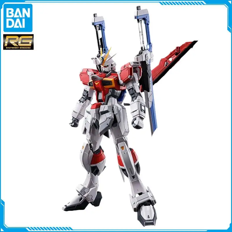 

In Stock Original BANDAI GUNDAM RG PB 1/144 SWORD IMPULSE GUNDAM Model Assembled Robot Anime Figure Action Figures Toys