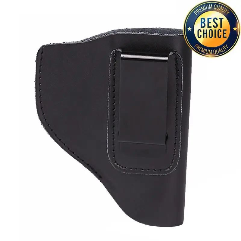 Leather Right Hand Pistol Holster for Tactical Glock