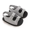 Baby's First Step Sandals 0-1 Year Old Boy Striped Soft Soled Sandals Breathable and Non Slip Frst Pair Of Walking Shoes 1