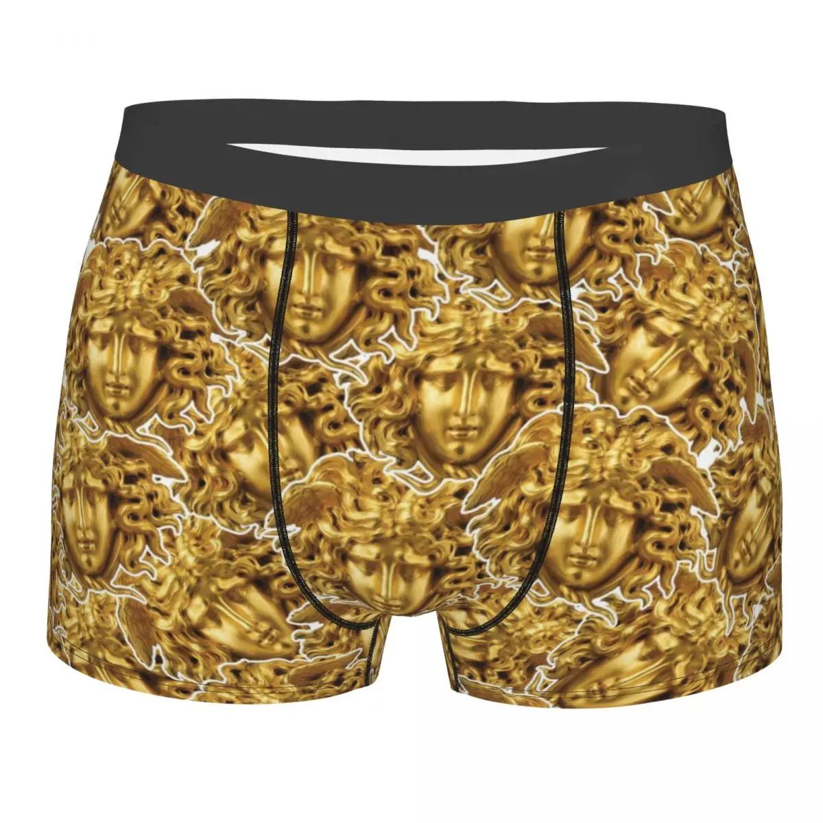 Medusa Head Hippie Psychedelic Snakes Hair Lady Greek Mythology Underpants Breathbale Panties Male Underwear Horts Boxer Briefs