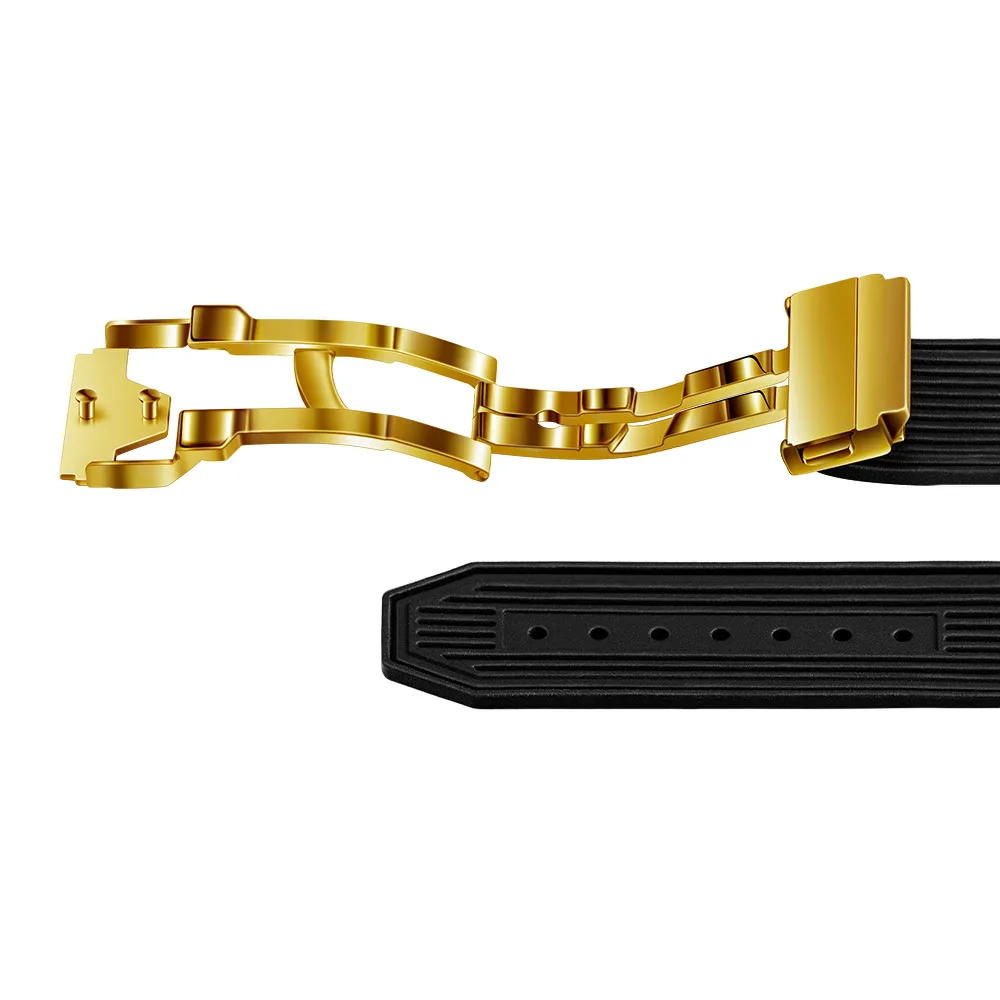 glass diamond men's watches men luxury wristwatches Silicone quartz diamond watch