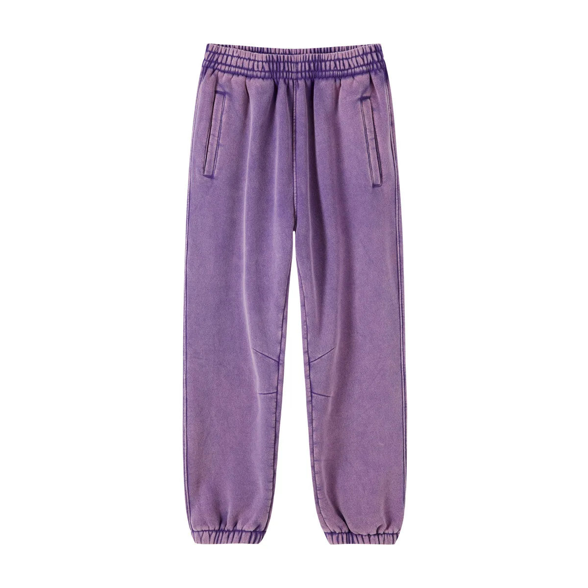 Custom LOGO2024 autumn winter new washed batik old sweater sweatpants 360G cotton polyester velvet thickened men's  women's suit 6