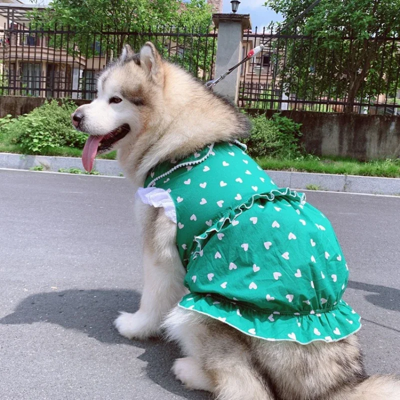 Dog Dress Summer Pet Clothes Female Dog Clothing Princess Skirt - Main Image