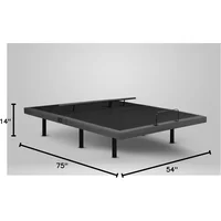 7i Custom Adjustable Bed Base, Pillow Tilt, Lumbar Adjustment, Wall-Hugger, Wireless, Massage, Memory, Advanced Smooth Silent 2