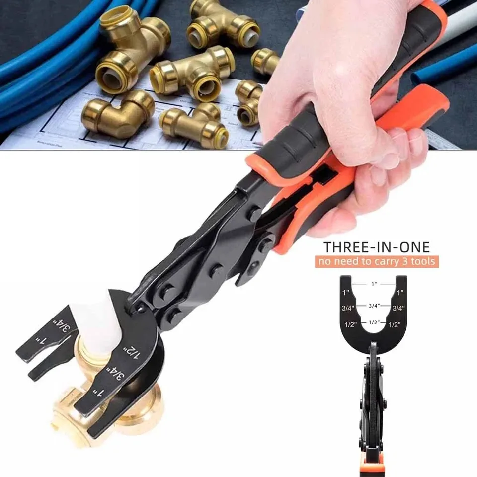 Kit Attrezzi Per Scollegare Linee Pneumatiche – Pinze A Sgancio Rapido 6-12 Mm Con 15 Raccordi, Acciaio Trattato