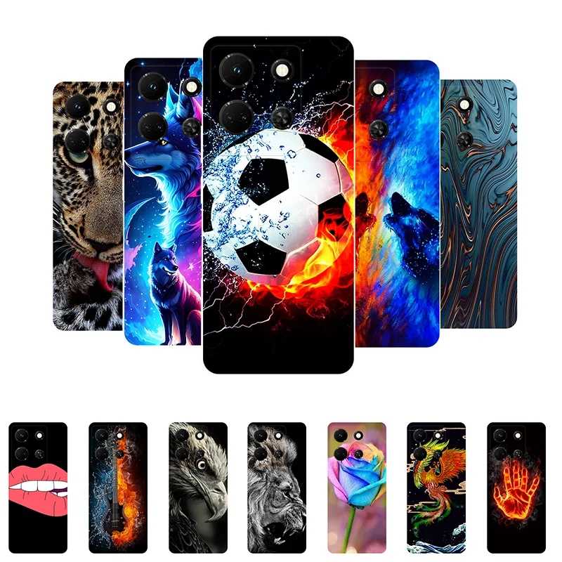Per Infinix Note 30 5G Custodia Calcio Custodie Posteriori In Silicone Morbido Per Infinix Note 30 5G X6711 Cover Per Telefono Note30 5G Etui Fundas