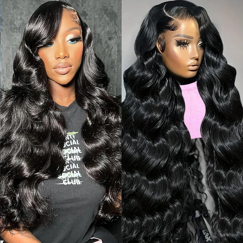 

Transparent Lace Frontal Wig Pre Plucked With Baby Hair Indian 13x6 Body Wave Lace Front Human Hair Wigs For Black Women TIANTAI