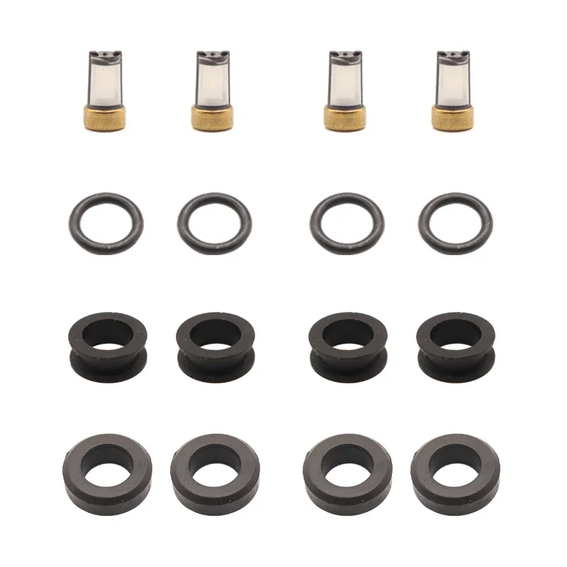 Fuel Injector Service Repair Kit Filters Orings Seals Grommets for Yamaha 2002-2004 Waverunner SX230 AR230 FX FX140 CDH210N