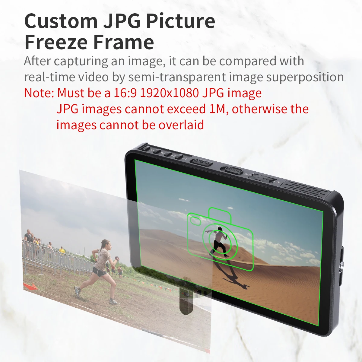 Portkeys LH7P Camera Field Monitor 1000nit High Brightness 1920x1080 IPS Touchsc
