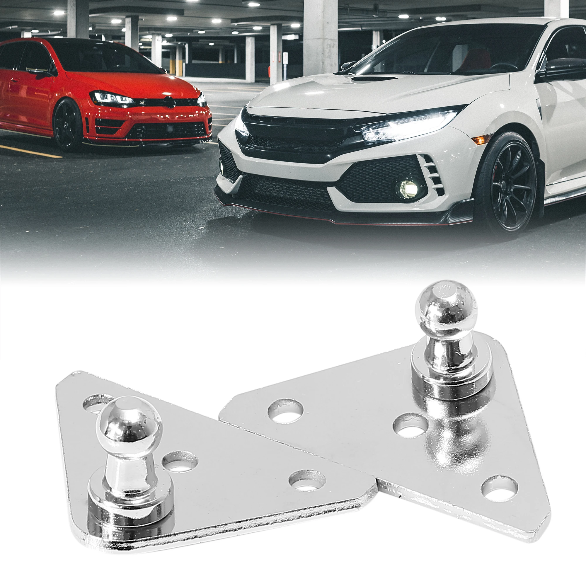Gas Strut Brackets X AUTOHAUX 2 Set 10mm Car Ball Studs Mounting