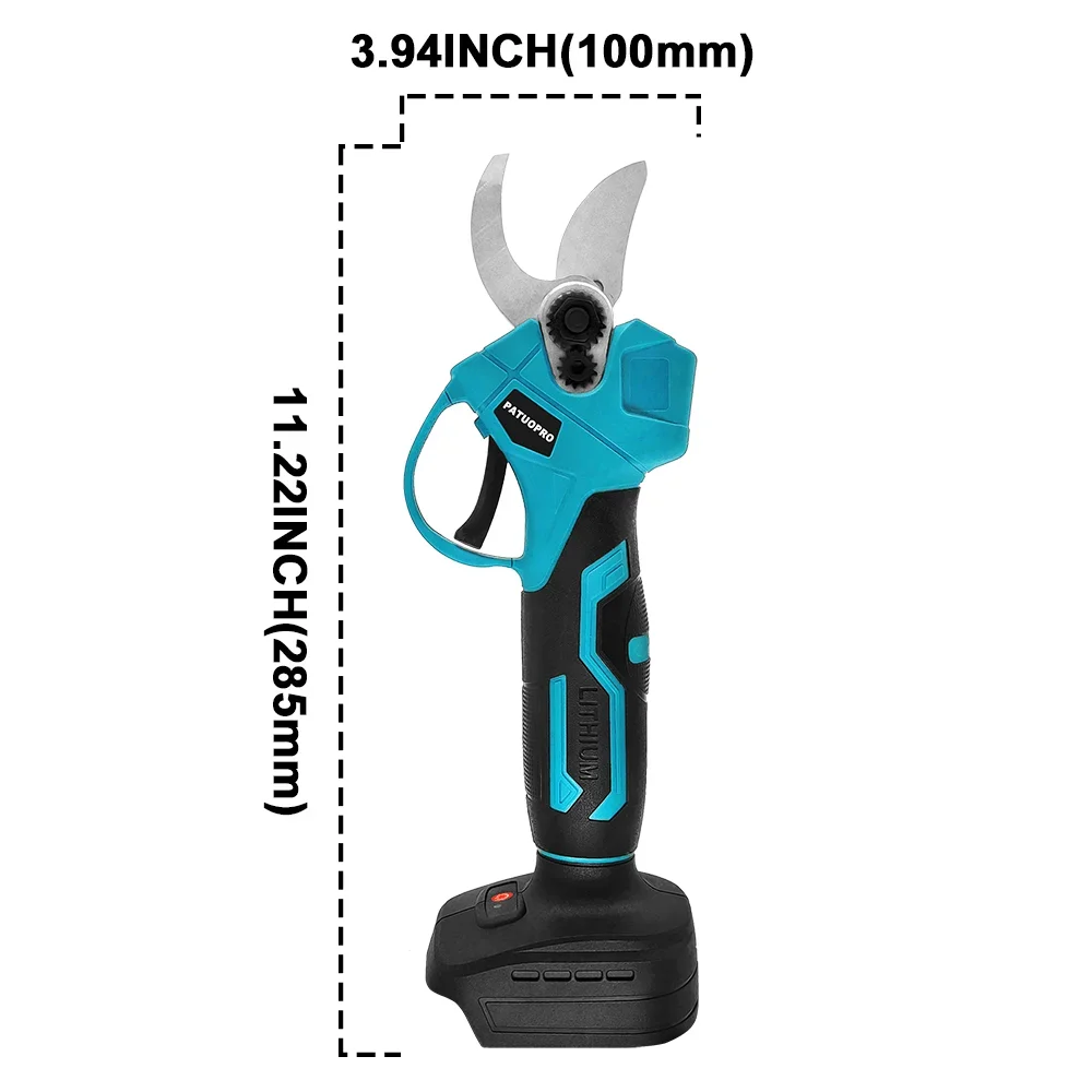 Brushless Electric Scissors Pruning Shears Handheld Cordless Pruner Tree Branch Bonsai Cutting Tool Fits Makita 18V Battery 3
