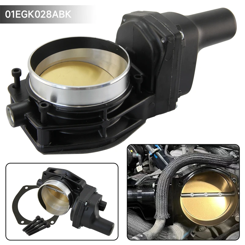 

90mm Electronic Throttle Body Assembly for Corvette GTO CTS-V G8 6.0L V8 Black/Silver