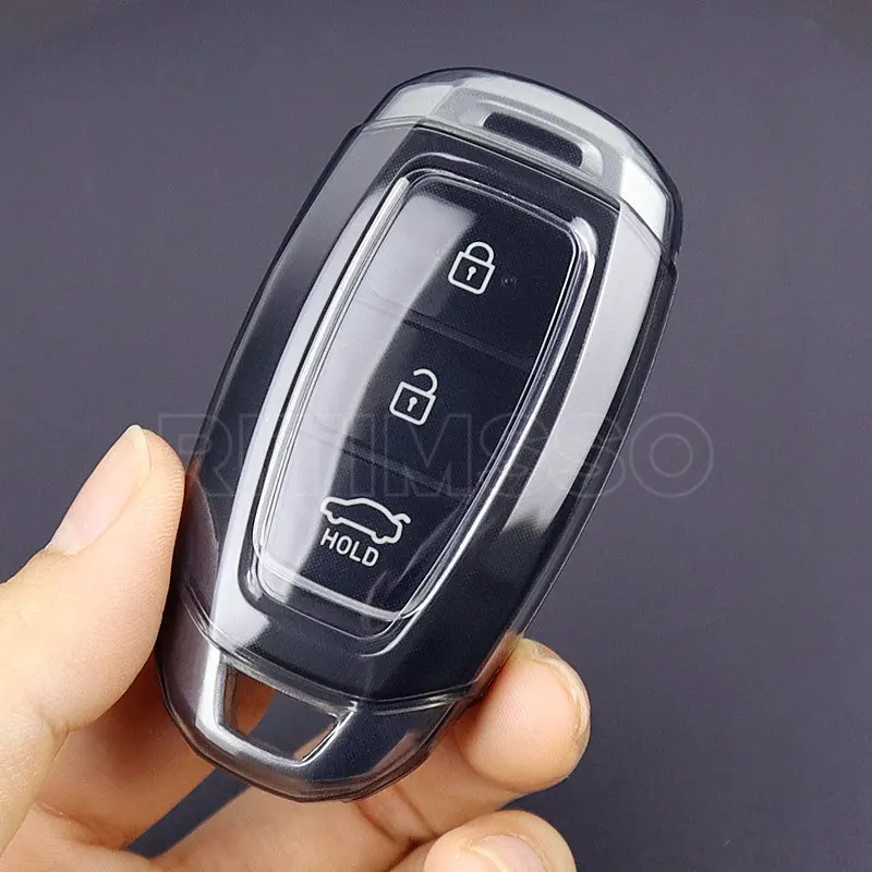 Für Hyundai I30 Ix35 KONA Encino Solaris Azera Grandeur Ig Accent Santa Fe Palisade Custo TPU Auto Schlüssel Fob Fall schlüssel Fob Abdeckung