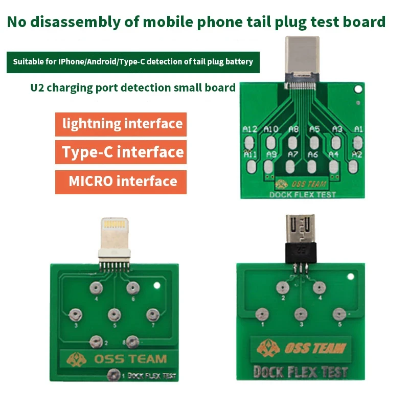 Testeur De Câble USB - Carte De Vérification Pour Fil De Données Et Charge, Détecteur De Connexion