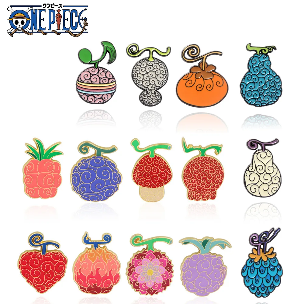 One Piece Devil Fruit Badges Lapel Enamel Pins Backpack Brooches Jewelry  Fashion Cortoon Anime Cosplay Game Toys Gift - AliExpress